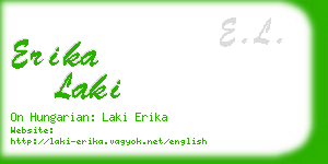 erika laki business card